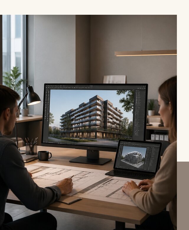3D визуализация архитектуры и объектов строительства в Октябрьском