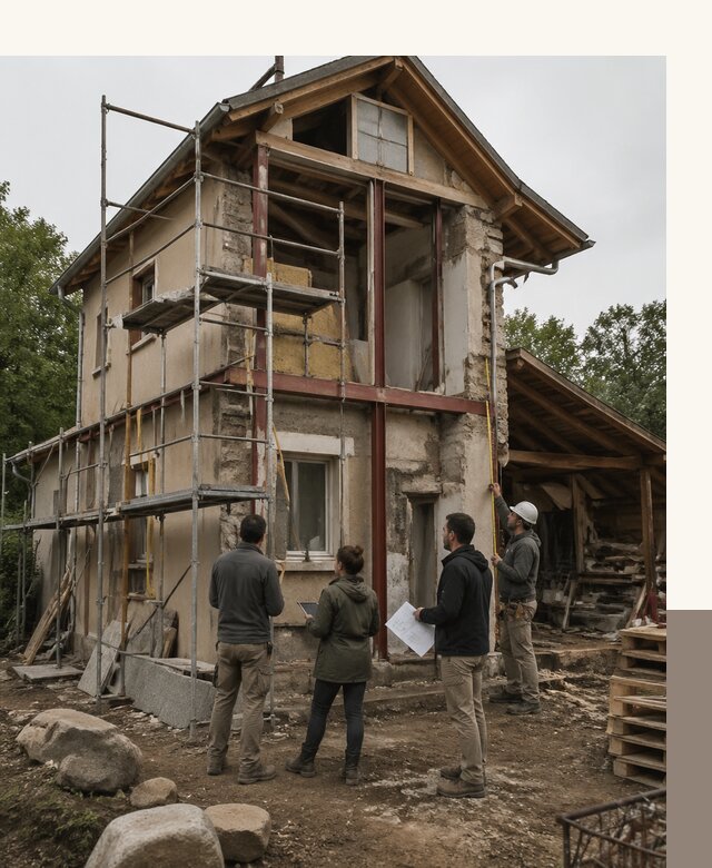 Реконструкция загородного дома под ключ в Октябрьском от бюро