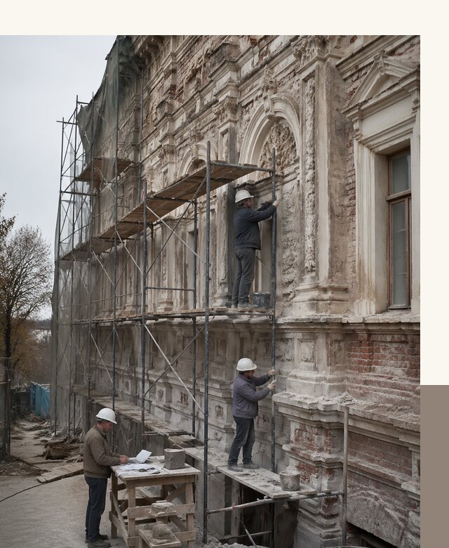 Реставрация объектов культурного наследия под ключ в Октябрьском