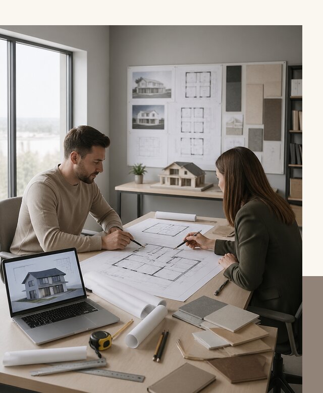 Проекты домов 9 на 10 с планировкой и чертежами в Октябрьском